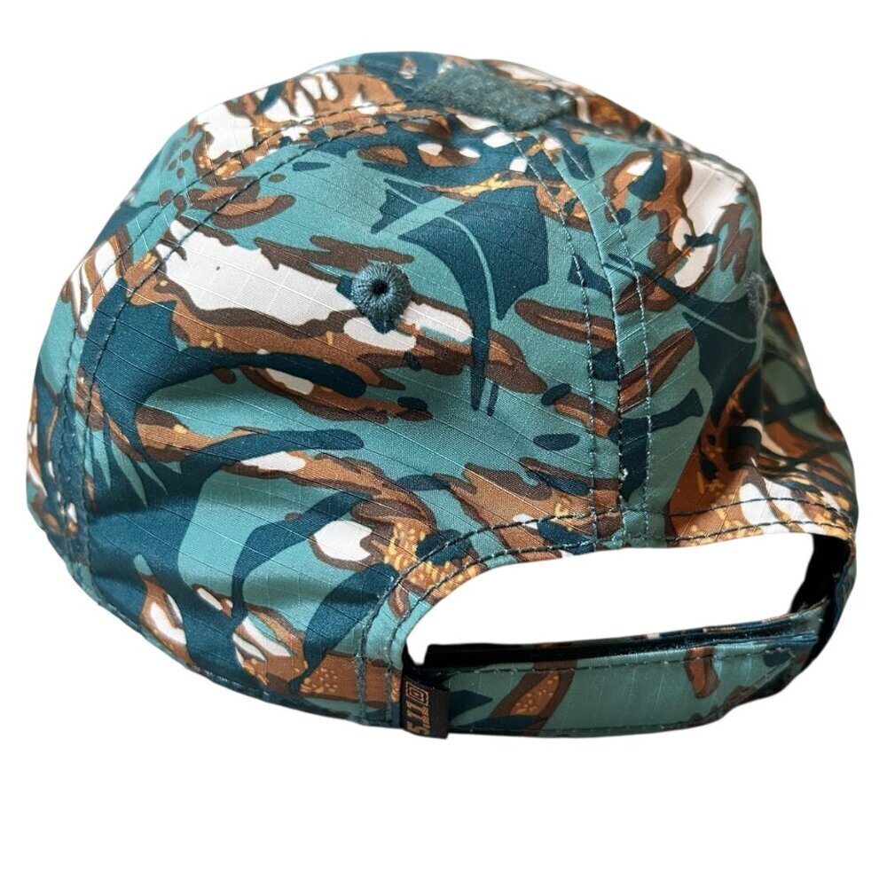 5.11 Neu Vay Camo Dad Hat Tropical Camouflage Cap Lightweight - Picture 4 of 6